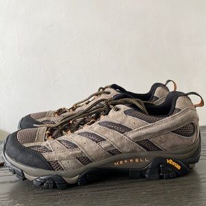 Merrell Men's Moab 2 Low Hiking Shoes - Walnut - Size 12